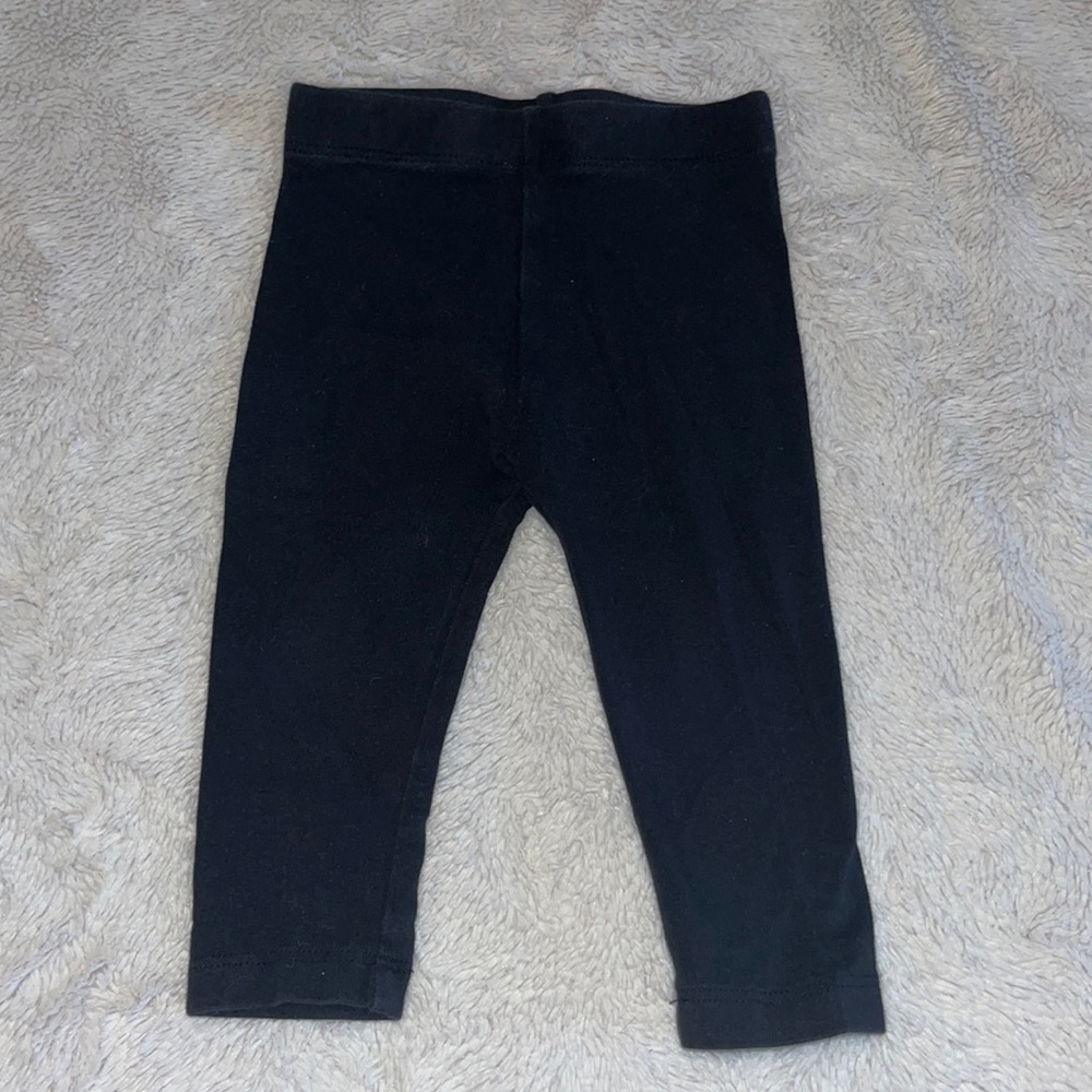 joe fresh 6-12 month black leggings